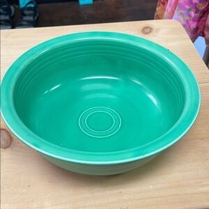 Fiesta Vintage Vibrant Green Ceramic Bowl